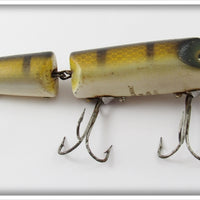 Vintage Heddon Natural Pike Scale Jointed Vamp Lure