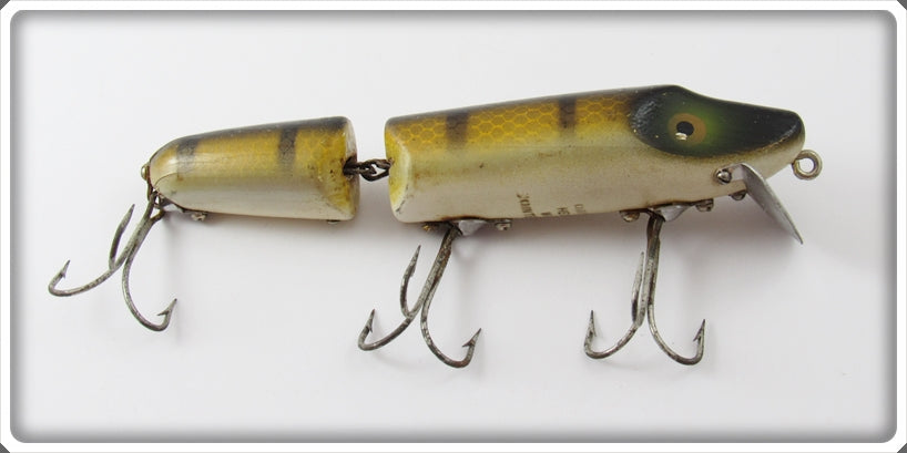 Vintage Heddon Natural Pike Scale Jointed Vamp Lure