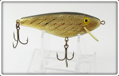 Vintage Rebel Gold & Black Racket Shad Lure