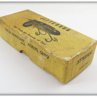 Arbogast Red & White WW2 Plastic Lip Jitterbug In Box
