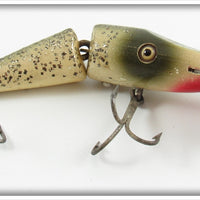 Vintage Creek Chub Silver Flash Jointed Midget Pikie Lure 