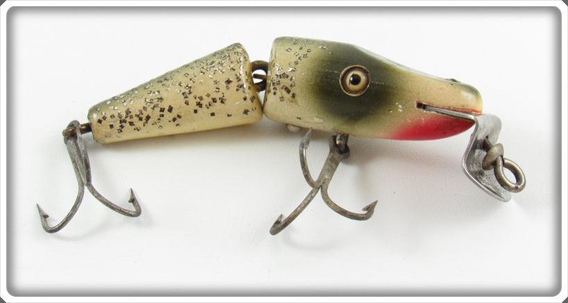 Vintage Creek Chub Silver Flash Jointed Midget Pikie Lure 