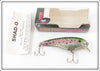 Vintage Cotton Cordell Rainbow Trout Shad-O Lure In Box