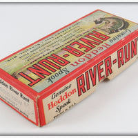 Heddon Black Shore Midget River Runt Empty Box