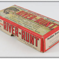 Heddon Black Shore Midget River Runt Empty Box