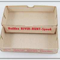 Heddon Black Shore Midget River Runt Empty Box