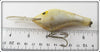 Poe's White Glitter Crankbait