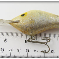 Poe's White Glitter Crankbait