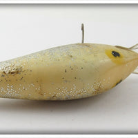 Poe's White Glitter Crankbait