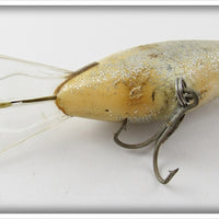 Poe's White Glitter Crankbait