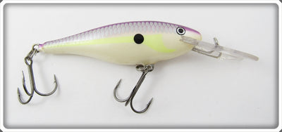Rapala Purple & White Shad Rap Lure
