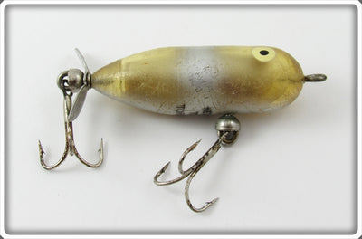 Vintage Heddon Fish Flash Silver & Clear Tiny Torpedo Lure