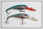 Cordell 7 10 Wally Diver Pair: Metallic Silver Blue Back Bob Izumi