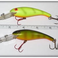 Cordell 7 10 Wally Diver Pair: Yellow Perch & Green Perch