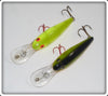 Cordell 7 10 Wally Diver Pair: Yellow Perch & Green Perch