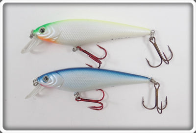 Berkley Frenzy FS9-SS Pair: White Green Back & White Blue Back