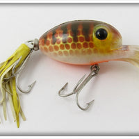 Vintage Fred Arbogast Brown Parrot Bug Eye Lure