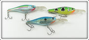 Cabela's Fisherman Series Spotted, Frog & Metallic Floating Shad Lures