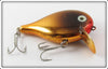 Vintage Doll Gold Chrome Top Secret Lure