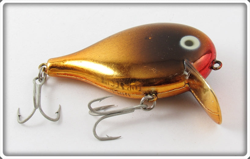 doll top secret fishing lure Vintage Doll Gold Chrome Top Secret Lure For Sale