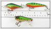 Berkley Perch & Green Crawdad Frenzy Lot Of Three