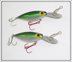 Storm Thin Fin Hot N Tot Pair: Green Scale Black Back