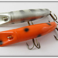 Lazy Ike Silver Scale & Orange Spotted Pair