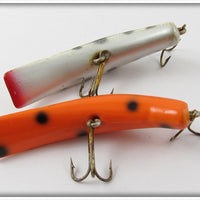 Lazy Ike Silver Scale & Orange Spotted Pair