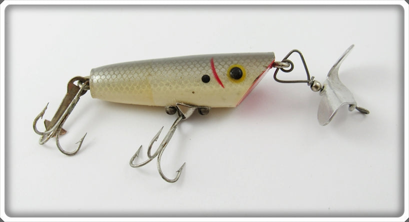 Vintage Fred Arbogast Grey Scale Sputterbug Lure