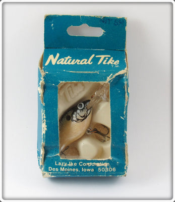 Vintage Lazy Ike Corp Natural Tike Lure In Box 