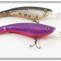 Cabela's Fisherman Series Purple & Black Jointed Walleye Runner Lures