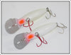 Storm Thin Fin Hot N Tot Pair: White W/Chartreuse Back