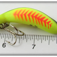 Heddon Yellow Fluorescent Red Rib Tadpolly