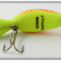 Heddon Yellow Fluorescent Red Rib Tadpolly