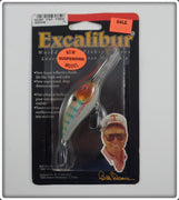 Bill Dance Excalibur Suspending Fat Free Shad Coppernose Bluegill On Card