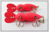 Whopper Stopper Fluorescent Red Hellbender Pair