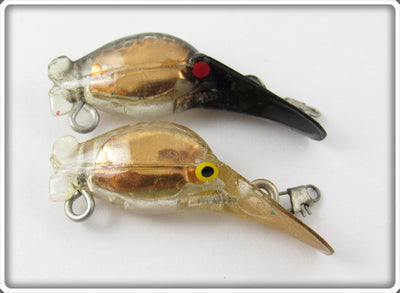 Vintage Luhr Jensen Black Scale & Silver Scale Hot Shot Lure Pair