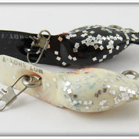 Luhr Jensen Black Glitter & White Glitter Hot Shot Pair
