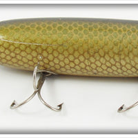 Vintage South Bend Scale Finish Green Blend Bass Oreno Lure 