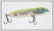 Bill Dance Excalibur Super Spook Jr Clear W/ Green Back