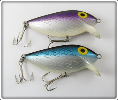 Vintage Storm Blue Scale & Purple Scale Thinfin Lure Pair