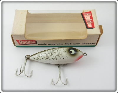 Vintage Heddon Silver Flitter Baby Zara Lure In Box 