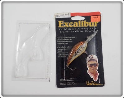 Bill Dance Excalibur Fat Free Shad Natural Crawdad With Card