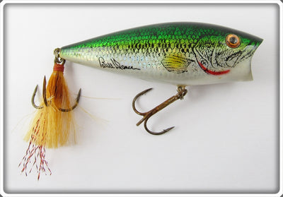 Vintage Bill Dance Heddon Natural Pop'N Image Lure