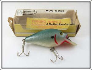 Vintage Fred Arbogast Shad Pug Nose Lure In Box 550 S 