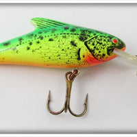 Vintage Rebel Yellow & Green Wally Demon Lure