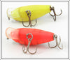 Norman Chartreuse & Fluorescent Red Quarterback Pair