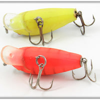 Norman Chartreuse & Fluorescent Red Quarterback Pair