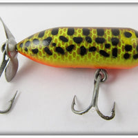 Vintage Heddon Brown Crawdad Teeny Torpedo Lure