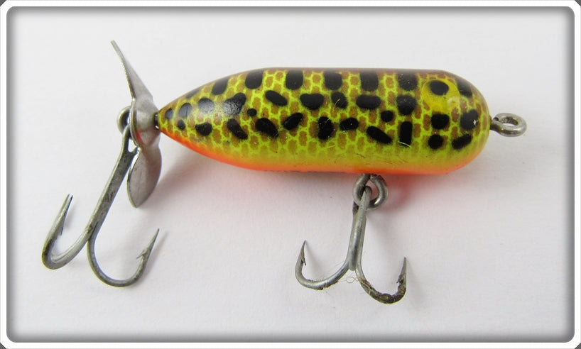 Vintage Heddon Brown Crawdad Teeny Torpedo Lure